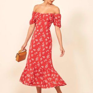 Women’s REFORMATION Summer Floral MIDI Dress